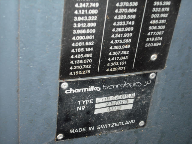 Charmilles Roboform 400, Machine ID: 5526